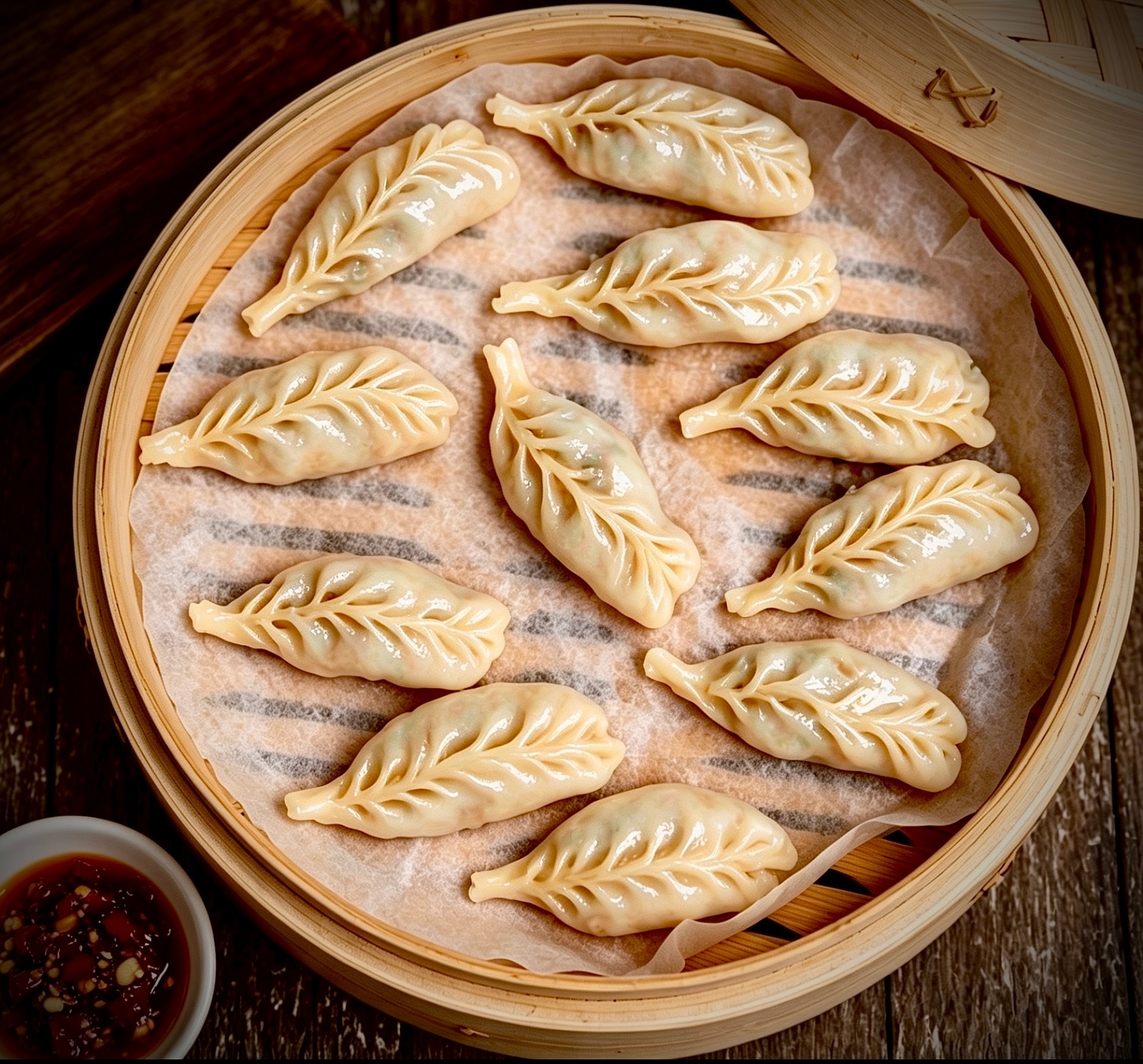 Shrimp cheung fun — silky rice noodle rolls with whole prawns