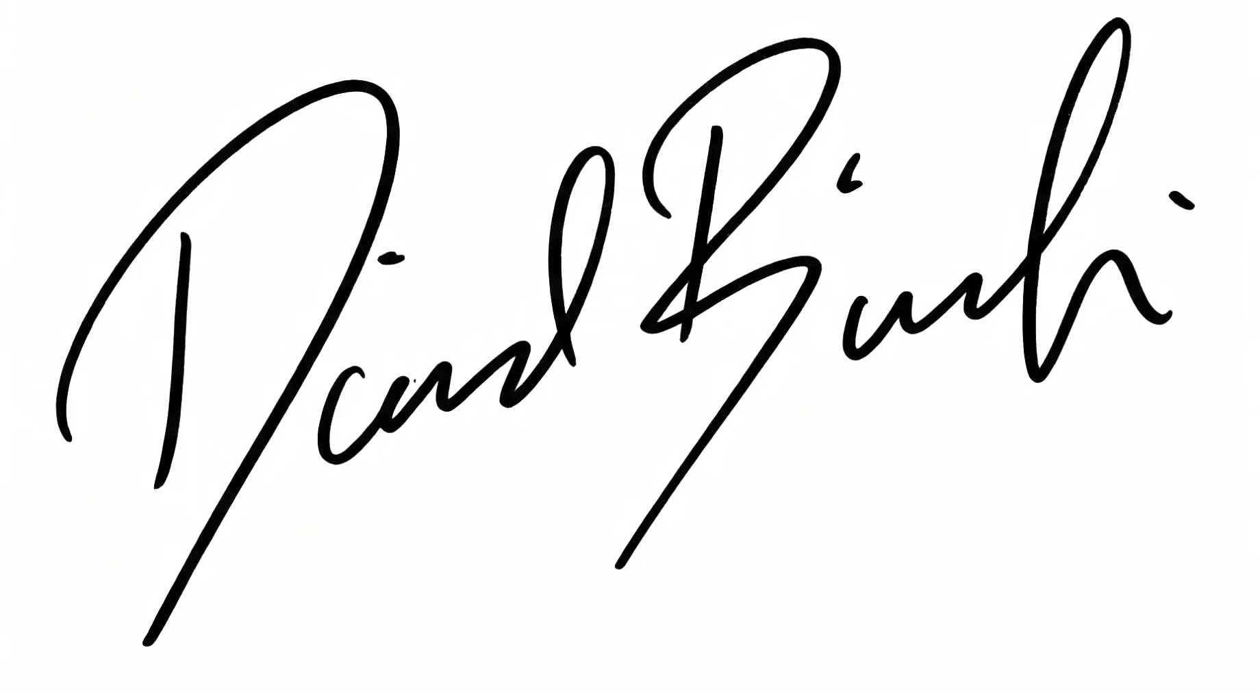 David Birch signature